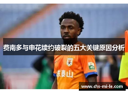 费南多与申花续约破裂的五大关键原因分析